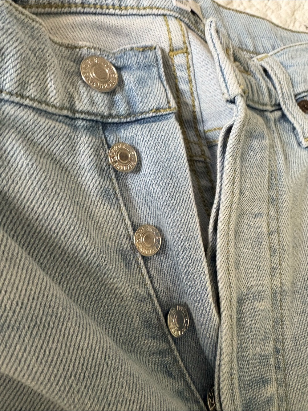 Re/Done Faded Light Blue Denim Jeans extremely soft!